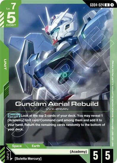 Gundam Aerial Rebuild - GD04-024 - Uncommon