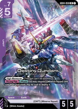 Destiny Gundam - GD04-050 - Legendary Rare