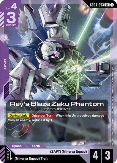 Rey's Blaze Zaku Phantom - GD04-053 - Rare