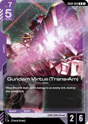 Gundam Virtue (Trans-Am) - GD04-054 - Rare
