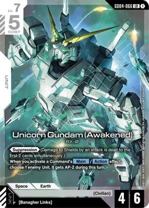 Unicorn Gundam (Awakened) - GD04-066 - Legendary Rare