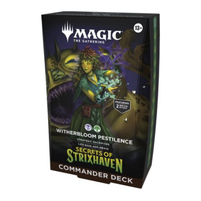 Secrets of Strixhaven Commander Decks Witherbloom Pestilence