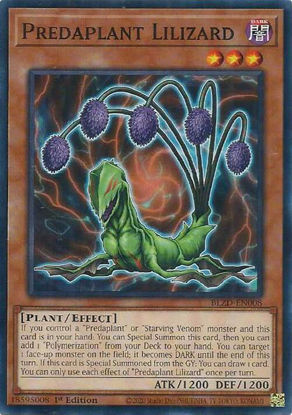 Predaplant Lilizard - BLZD-EN008 - Common 1st Edition