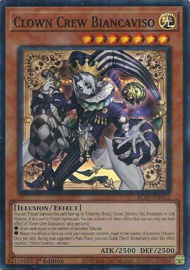 Clown Crew Biancaviso - BLZD-EN015 - Super Rare 1st Edition