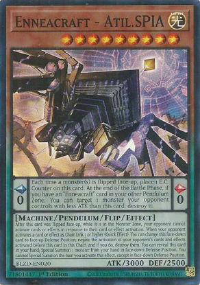 Enneacraft - Atil.SPIA - BLZD-EN020 - Super Rare 1st Edition