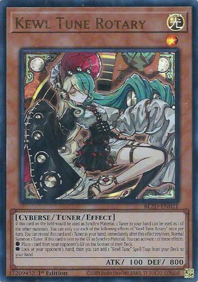 Kewl Tune Rotary - BLZD-EN021 - Ultra Rare 1st Edition