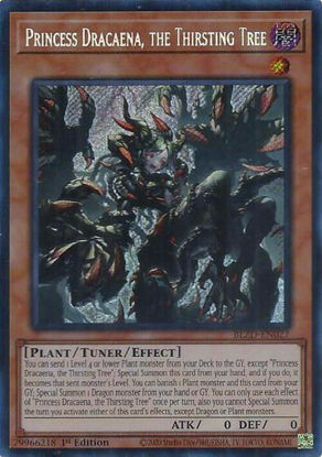 Princess Dracaena, the Thirsting Tree - BLZD-EN027 - Secret Rare 1st Edition