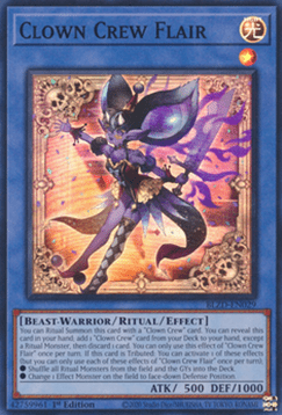 Clown Crew Flair - BLZD-EN029 - Super Rare 1st Edition
