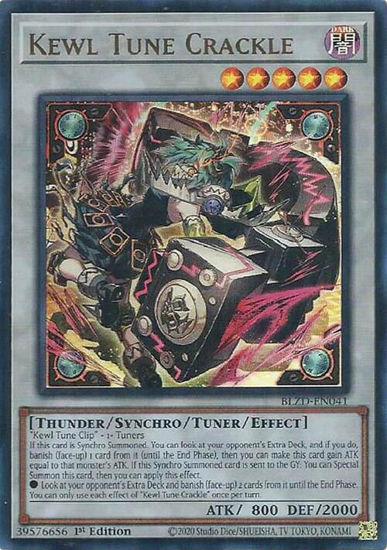 Kewl Tune Crackle - BLZD-EN041 - Ultra Rare 1st Edition