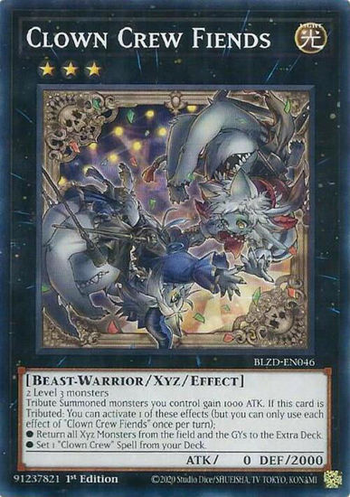 Clown Crew Fiends - BLZD-EN046 - Common 1st Edition