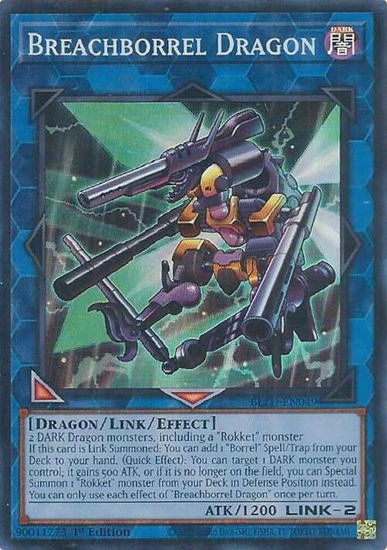 Breachborrel Dragon - BLZD-EN049 - Super Rare 1st Edition