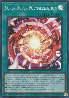 Super Duper Polymerization - BLZD-EN069 - Super Rare 1st Edition