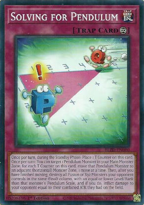 Solving for Pendulum - BLZD-EN080 - Common 1st Edition