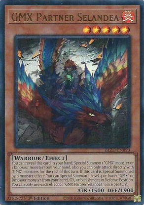 GMX Partner Selandea - BLZD-EN090 - Ultra Rare 1st Edition