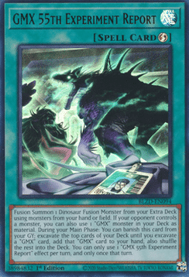 GMX 55th Experiment Report - BLZD-EN094 - Ultra Rare 1st Edition