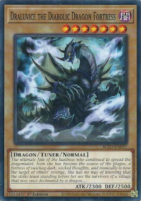 Draluvice the Diabolic Dragon Fortress - BLZD-EN097 - Common 1st Edition