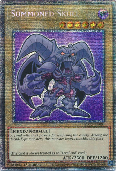 Summoned Skull - BLGG-EN001 - Starlight Rare 1st Edition