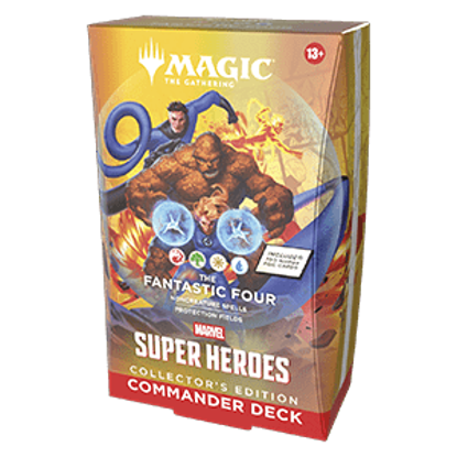 Commander: Magic: The Gathering | Marvel Super Heroes: "The Fantastic Four" Commander Deck: Collector's Edition