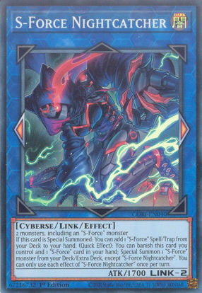 S-Force Nightcatcher - CORI-EN040 - Super Rare 1st Edition