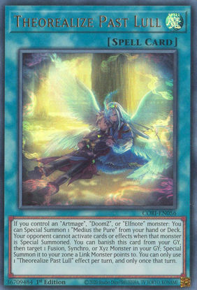 Theorealize Past Lull - CORI-EN056 - Ultra Rare 1st Edition