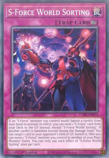S-Force World Sorting - CORI-EN074 - Common 1st Edition