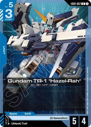 Gundam TR-1 "Hazel-Rah" - GDEB01-007 - Uncommon
