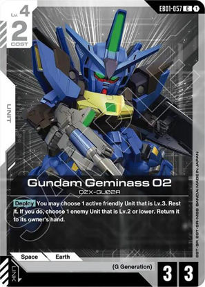 Gundam Geminass 02 - GDEB01-057 - Common