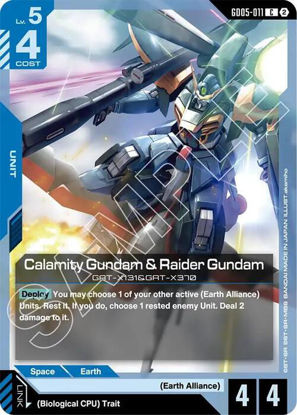 Calamity Gundam & Raider Gundam - GD05-011 - Common