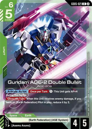 Gundam AGE-2 Double Bullet - GD05-021 - Rare