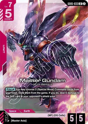Master Gundam - GD05-033 - Legendary Rare