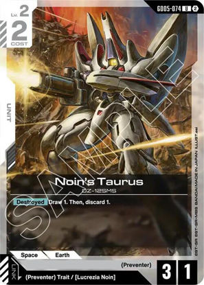 Noin's Taurus - GD05-074 - Uncommon