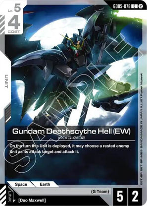 Gundam Deathscythe Hell (EW) - GD05-078 - Common