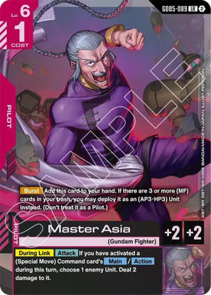 Master Asia - GD05-089 - Legendary Rare