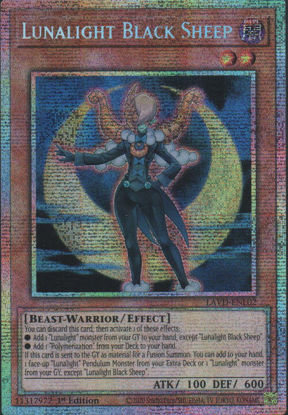Lunalight Black Sheep - LAVD-ENL02 - Starlight Rare 1st Edition