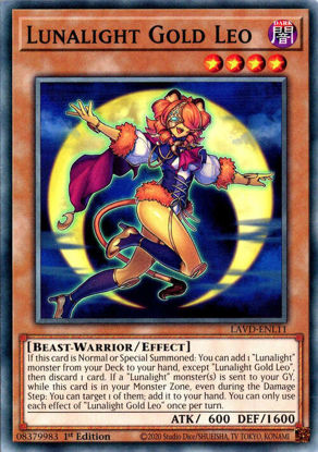 Lunalight Gold Leo - LAVD-ENL11 - Common 1st Edition