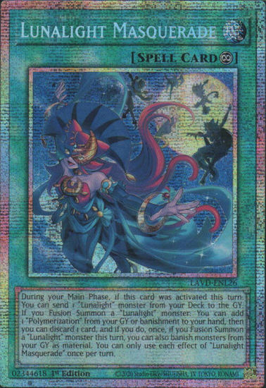 Lunalight Masquerade - LAVD-ENL26 - Starlight Rare 1st Edition