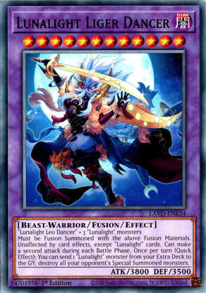 Lunalight Liger Dancer - LAVD-ENL34 - Common 1st Edition