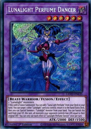Lunalight Perfume Dancer - LAVD-ENL35 - Secret Rare 1st Edition