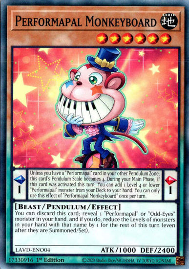 Performapal Monkeyboard - LAVD-ENO04 - Common 1st Edition