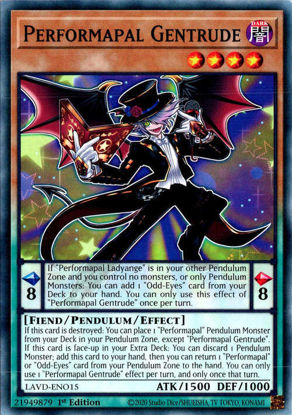 Performapal Gentrude - LAVD-ENO15 - Common 1st Edition