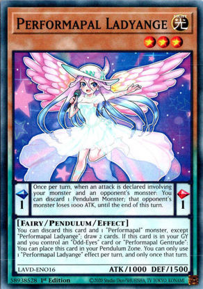 Performapal Ladyange - LAVD-ENO16 - Common 1st Edition
