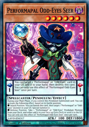Performapal Odd-Eyes Seer - LAVD-ENO17 - Common 1st Edition
