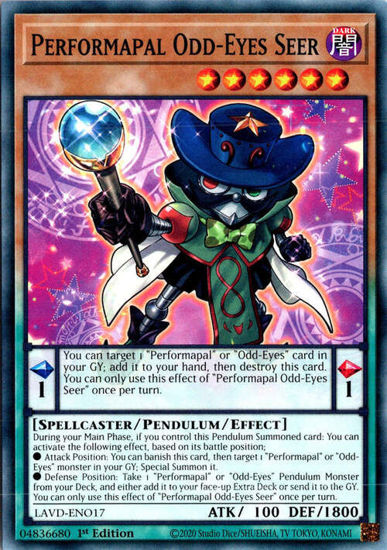 Performapal Odd-Eyes Seer - LAVD-ENO17 - Common 1st Edition