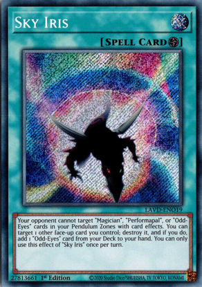 Sky Iris - LAVD-ENO19 - Secret Rare 1st Edition
