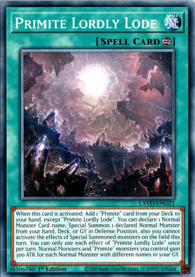 Primite Lordly Lode - LAVD-ENO21 - Common 1st Edition