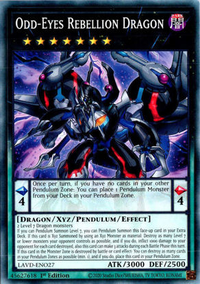 Odd-Eyes Rebellion Dragon - LAVD-ENO27 - Common 1st Edition