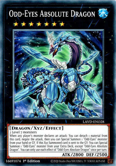 Odd-Eyes Absolute Dragon - LAVD-ENO28 - Common 1st Edition