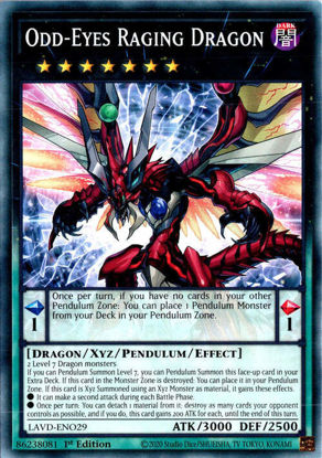 Odd-Eyes Raging Dragon - LAVD-ENO29 - Common 1st Edition