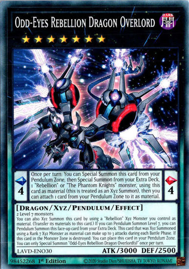 Odd-Eyes Rebellion Dragon Overlord - LAVD-ENO30 - Common 1st Edition