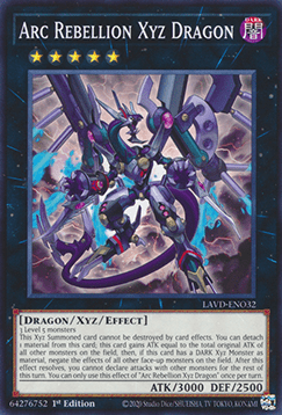 Arc Rebellion Xyz Dragon - LAVD-ENO32 - Common 1st Edition